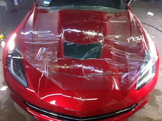 Photo of Omega Werks - Pleasanton, CA, US. Full hood wrap on this beast