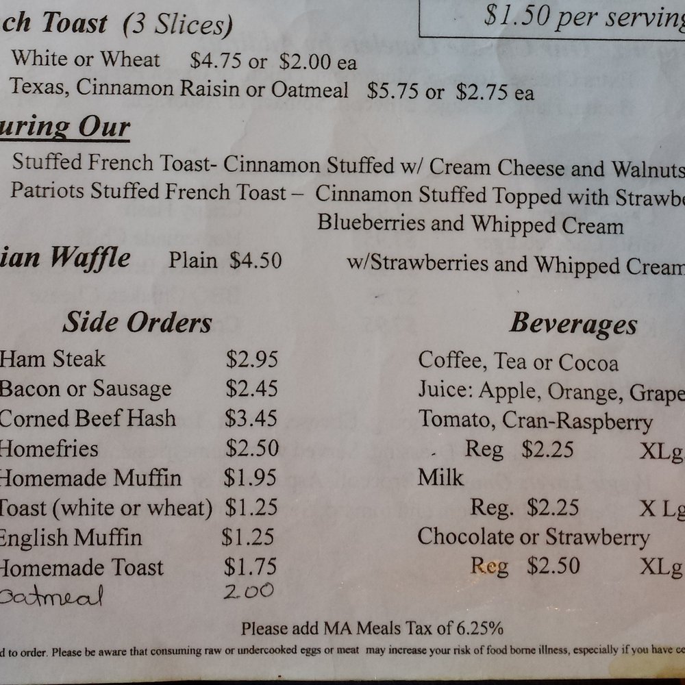 Quabbin Woods Restaurant - Full Menu - New American Near Me - Petersham, Massachusetts