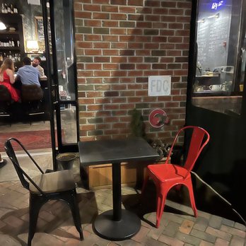 Grisette - Table that was graciously set up for us outside of the front door!! - French Near Me - Richmond, Virginia Grisette - Table that was graciously set up for us outside of the front door!! - French Near Me - Richmond, Virginia