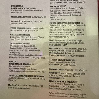 Grindstone Tavern Bar and Grill - Menu March 2026 - Bars Near Me - Collinsville, Connecticut Grindstone Tavern Bar and Grill - Menu March 2026 - Bars Near Me - Collinsville, Connecticut