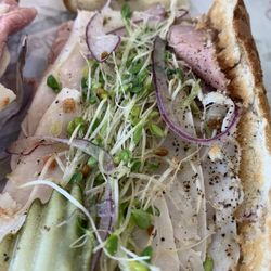 Deli Delicious - Other half of Roast Beef and Turkey Sandwich