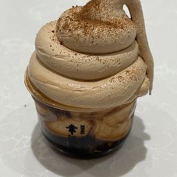 Brown sugar boba softserve Brown sugar boba softserve