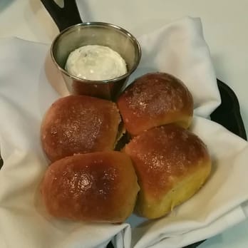 Fishing With Dynamite - Squash rolls with rosemary butter, heavenly! - Seafood Near Me - Manhattan Beach, California