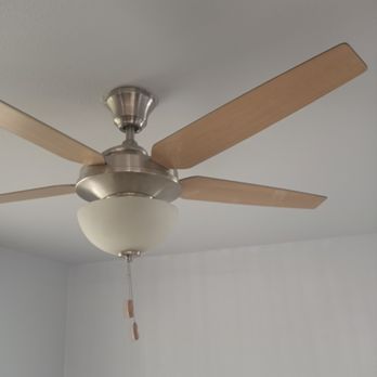 Light Pro Handyman - Light Pro Handyman re-installed ceiling fan after painting room. - Handyman Near Me Light Pro Handyman - Light Pro Handyman re-installed ceiling fan after painting room. - Handyman Near Me
