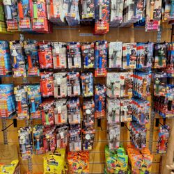 Olde Tyme Candy Shoppe - The Walls are for full of pez dispensers. Your favorite characters and some new choices.