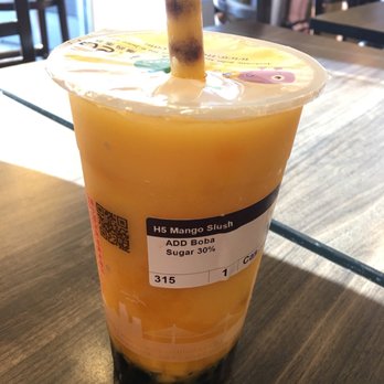 i-Tea - Mango slush with boba, 30% sweetness $4.85 - Ramen Near Me - Milpitas, California i-Tea - Mango slush with boba, 30% sweetness $4.85 - Ramen Near Me - Milpitas, California