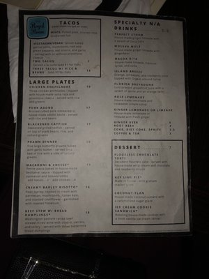 Menu photo 4 The Royal Room Seattle, WA Menu photo 4 The Royal Room Seattle, WA