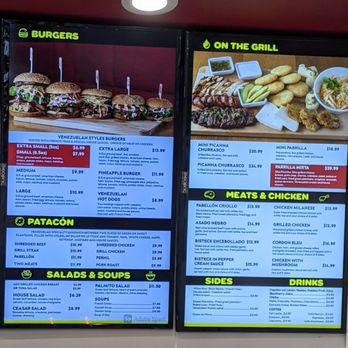 Arepa Grill - Right two panels. - Venezuelan Near Me - Doraville, Georgia