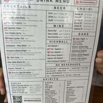Kaimuki Shokudo - Drink menu 1/20/25 - Japanese Near Me - Honolulu, Hawaii Kaimuki Shokudo - Drink menu 1/20/25 - Japanese Near Me - Honolulu, Hawaii