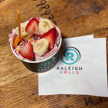 Raleigh Rolls - Yum!!! Created my own. - Ice Cream & Frozen Yogurt Near Me - Raleigh, North Carolina Raleigh Rolls - Yum!!! Created my own. - Ice Cream & Frozen Yogurt Near Me - Raleigh, North Carolina