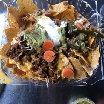 Boca Del Rio - Nachos! Was too excited to take a pic first lol - Mexican Near Me - La Puente, California