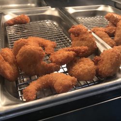Shrimp had been there awhile