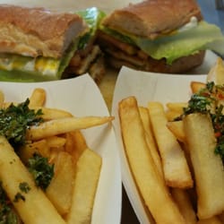 Chimichurri fries