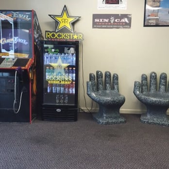 Sin Cal Industries - Inside the waiting place. - Piercing Near Me - Modesto, California Sin Cal Industries - Inside the waiting place. - Piercing Near Me - Modesto, California