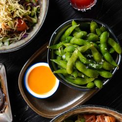 Asian bites like edamame
