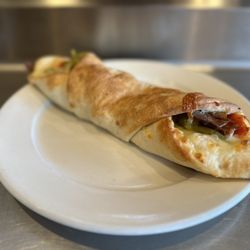 Sal's Pizzeria & Catering - Sausage roll - Sausage, Pepperoni, Green peppers and Mozzarella cheese