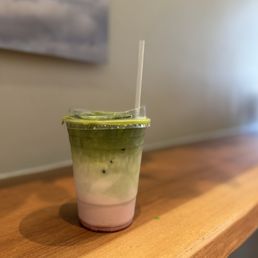 Iced Raspberry Matcha