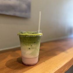 Compton's Coffee House - Iced Raspberry Matcha