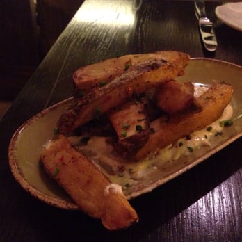 AMBAR Restaurant, Capitol Hill - Potato/fries with Agee cheese sauce... Yum - Modern European Near Me - Washington, DC, District of Columbia