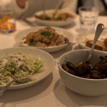 La Pecora Bianca - a variety of dishes on a table - Italian Near Me - New York, New York La Pecora Bianca - a variety of dishes on a table - Italian Near Me - New York, New York