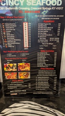 Menu photo 5 Cincy Seafood Crescent Springs, KY