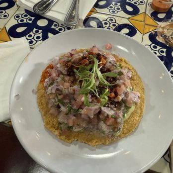 Holbox - Yellowtail tostada - Latin American Near Me - Los Angeles, California Holbox - Yellowtail tostada - Latin American Near Me - Los Angeles, California
