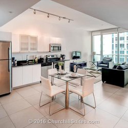 Churchill Suites Monte Carlo Miami Beach - Deluxe Ocean View apartment suite kitchen