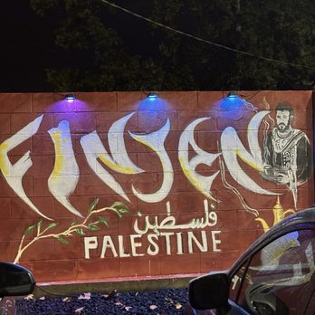Finjan Coffee House - Mural for liberation. - Coffee & Tea Near Me - Sacramento, California