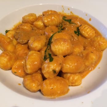 Trattoria by Italian Kitchen - Gnocchi - fennel sausage, vodka roasted garlic w/ tomato cream sauce $11.(Tue) - Italian Near Me - Burnaby, British Columbia Trattoria by Italian Kitchen - Gnocchi - fennel sausage, vodka roasted garlic w/ tomato cream sauce $11.(Tue) - Italian Near Me - Burnaby, British Columbia
