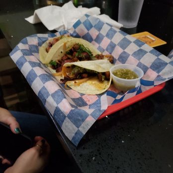 The Thirsty Turtle - a plate of tacos and salsa - Sports Bars Near Me - Antioch, Tennessee