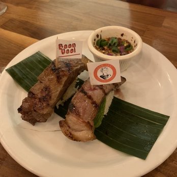 Baan Yaai - Beef nigiri - Thai Near Me - San Francisco, California