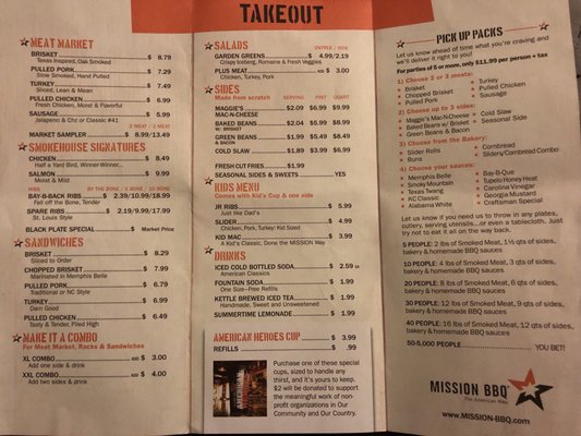 Menu photo 3 Mission BBQ Fairfax, VA