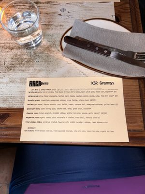 Menu photo 4 Bacari W 3rd Los Angeles, CA
