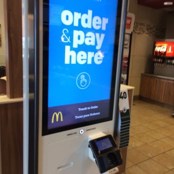 McDonald's - order and pay here sign - Fast Food Near Me - Chesapeake, Virginia McDonald's - order and pay here sign - Fast Food Near Me - Chesapeake, Virginia