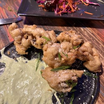 Utica BBQ - surprise favorite cauliflower with avocado sauce that was out of this world - Barbeque Near Me - Utica, New York Utica BBQ - surprise favorite cauliflower with avocado sauce that was out of this world - Barbeque Near Me - Utica, New York