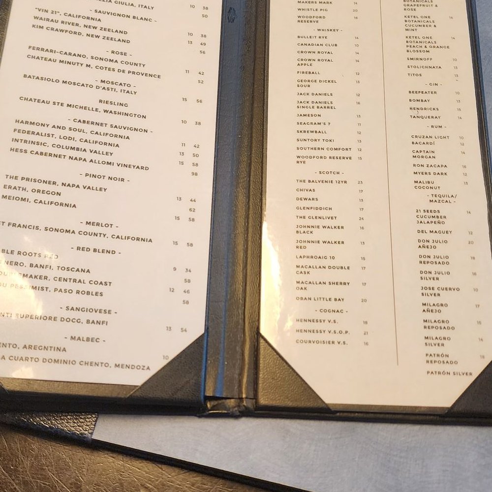 Aqua - bar menu - Seafood Near Me - Tampa, Florida Aqua - bar menu - Seafood Near Me - Tampa, Florida