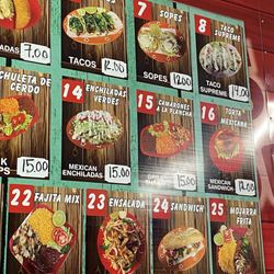 Hector's Mexican Food - Menu
