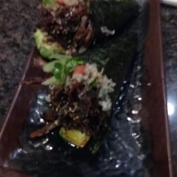 Ami Sushi - Salmon skin hand rolls - Sushi Bars Near Me - Santa Ana, California Ami Sushi - Salmon skin hand rolls - Sushi Bars Near Me - Santa Ana, California
