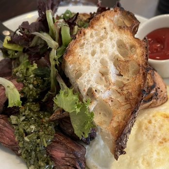 Cafeteria - Ste Grilled NY Strip & Eggs - New American Near Me - New York, New York