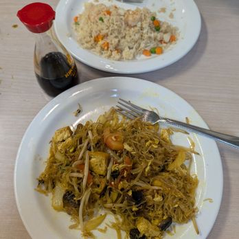 Baan Thai 2 - Pad thai woon sen and shrimp fried rice - Thai Near Me - Effingham, Illinois