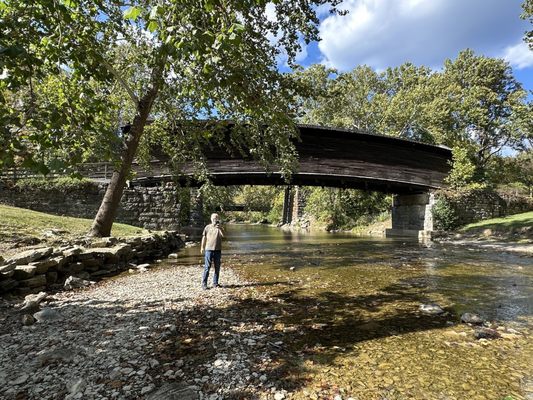 Historic Humpback Covered Bridge by null