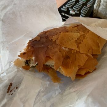 Funny Greek - Spinach pie. - Greek Near Me - Columbus, Ohio