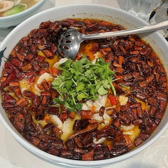 Fiery Shanghai - Boiled fish with bean sprouts in xxxtra spicy! - Shanghainese Near Me - Pleasanton, California Fiery Shanghai - Boiled fish with bean sprouts in xxxtra spicy! - Shanghainese Near Me - Pleasanton, California