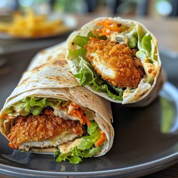 Wavez Grub Shack - Chicken Wrap, Crispy or Grilled - Food Trucks Near Me - Tacoma, Washington