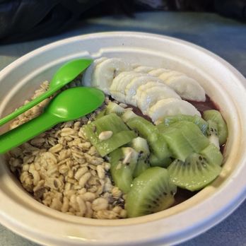 Samba Rock Acai Cafe - Original Acai Base Blended with Banana Pele Regular - Acai Bowls Near Me - Santa Cruz, California Samba Rock Acai Cafe - Original Acai Base Blended with Banana Pele Regular - Acai Bowls Near Me - Santa Cruz, California