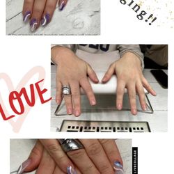 Ultimate Nails Sandra - Sculpted acrylic nails, NO yellowing, NO plastic tips ever used. Over 400 colors  Great looking hands translate into positive self-esteem!
