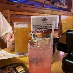Mocktail and beer