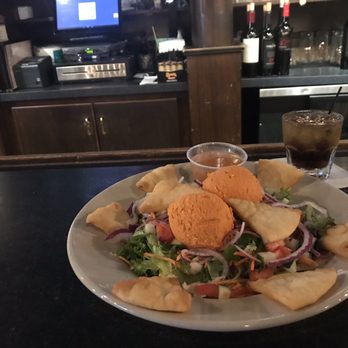 Harrison's - Bourbon With The Mediterranean Salad - American Near Me - Tipp City, Ohio Harrison's - Bourbon With The Mediterranean Salad - American Near Me - Tipp City, Ohio