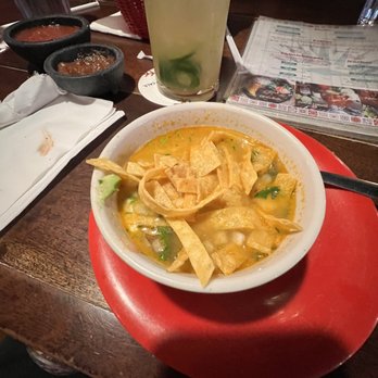 Azul Tequila - Tortilla soup warm and filling just not much flavor. - Mexican Near Me - Springdale, Arkansas