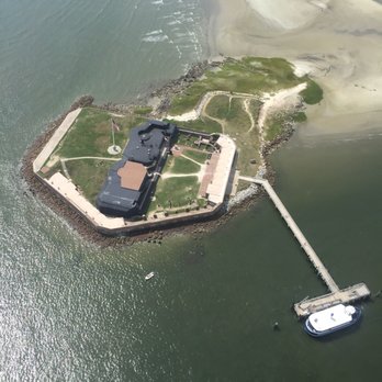 Fly In Helicopters - Fort Sumter from the copter. - Aerial Tours Near Me - Mount Pleasant, South Carolina
